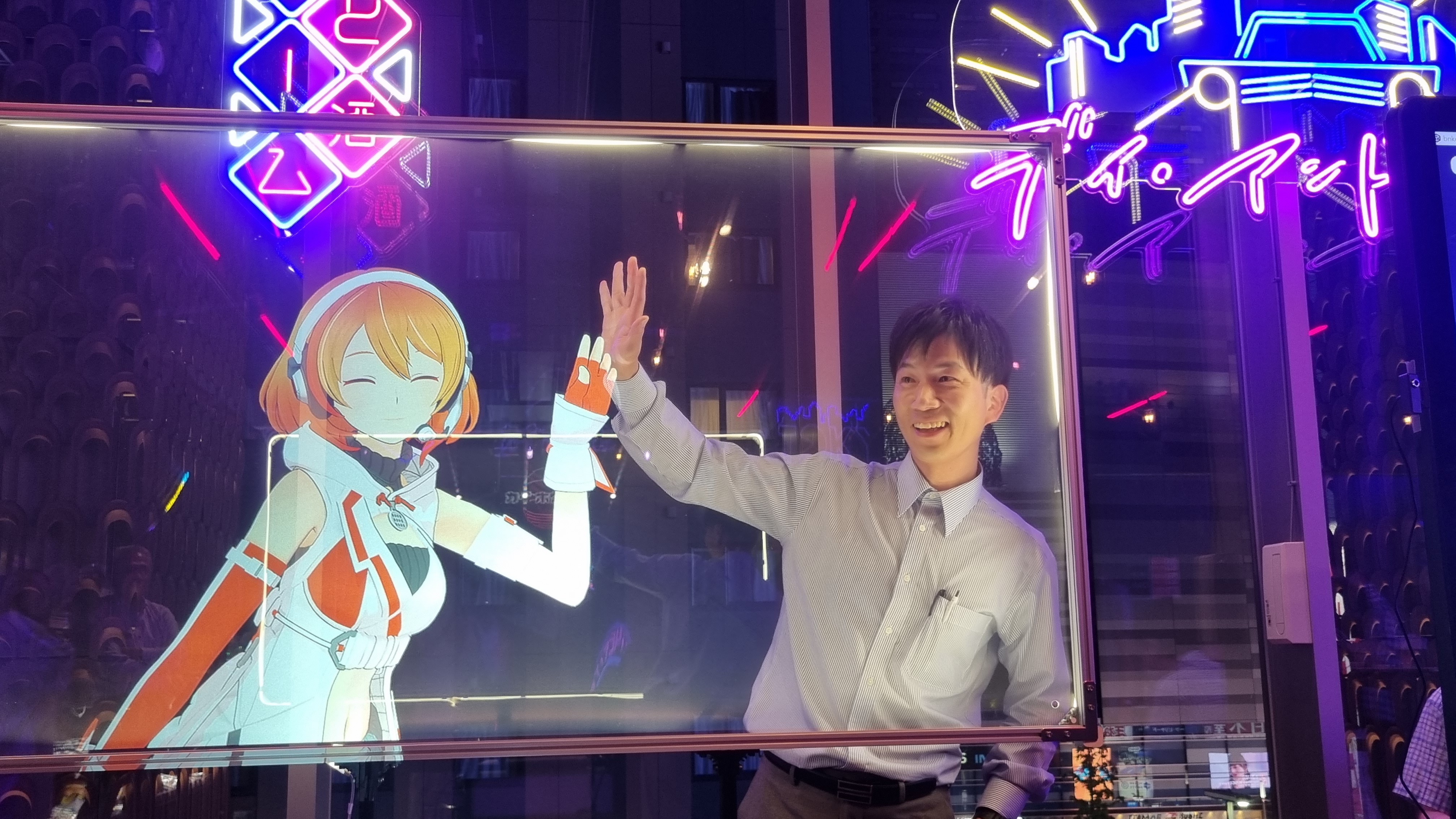 【導入事例】透明スクリーン「BeamScope」が『ミライ小町 7周年パーティの撮影会』で活用されました！